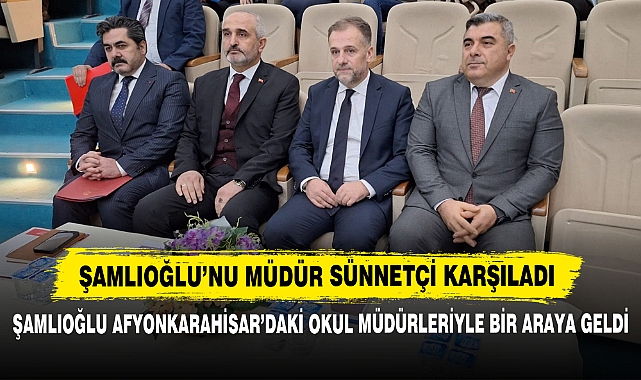 Şamlıoğlu'nu Müdür Sünnetçi Karşıladı