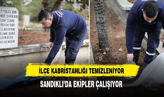 Sandıklı'da Belediye Ekipleri Çalışıyor