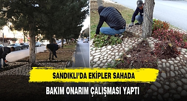 Sandıklı'da Ekipler Sahada Çalışıyor