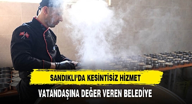 Sandıklı'da Kesintisiz Hizmet Vatandaşına Değer Veren Belediye