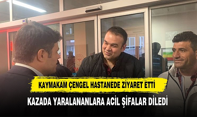 Sandıklı Kaymakamı Önder Çengel, Kaza Sonrası Yaralıları Ziyaret Etti