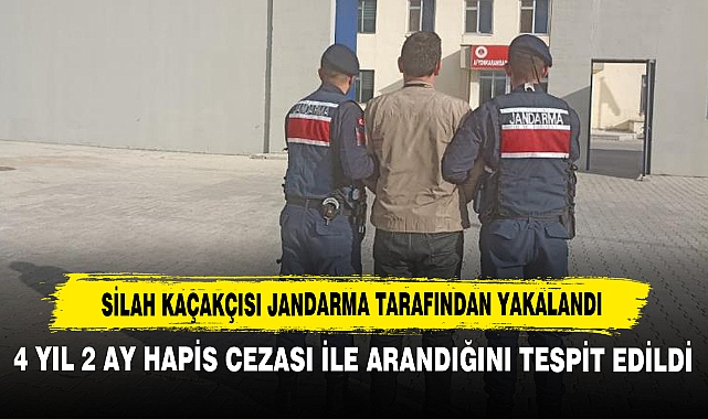 Silah Kaçakçısı Jandarma Tarafından Yakalandı