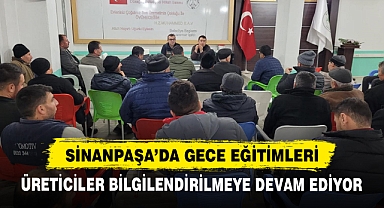 Sinanpaşa’da Gece Eğitimleri