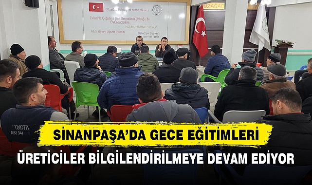 Sinanpaşa’da Gece Eğitimleri