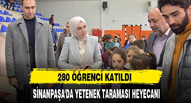 SİNANPAŞA'DA YETENEK TARAMASI HEYECANI