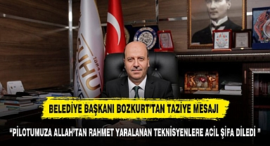Şuhut Belediye Başkanı Recep Bozkurt'tan taziye mesajı