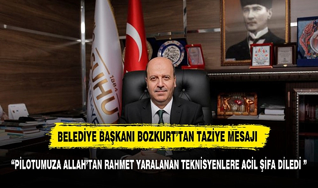 Şuhut Belediye Başkanı Recep Bozkurt'tan taziye mesajı