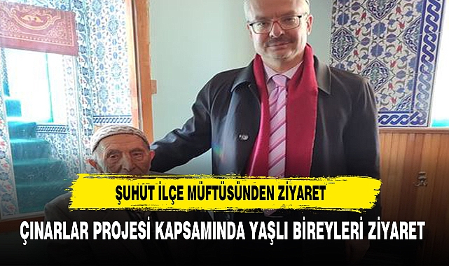 Şuhut İlçe Müftüsü, Çınarlar Projesi Kapsamında İlyaslı Köyü'nde