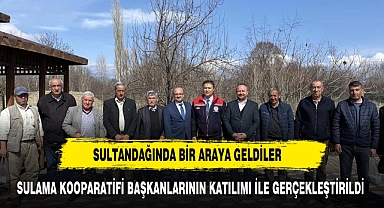SULTANDAĞI’NDA TARIM DESTEKLERİ ELE ALINDI