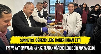 Sünnetci, Öğrencilere Döner İkram Etti