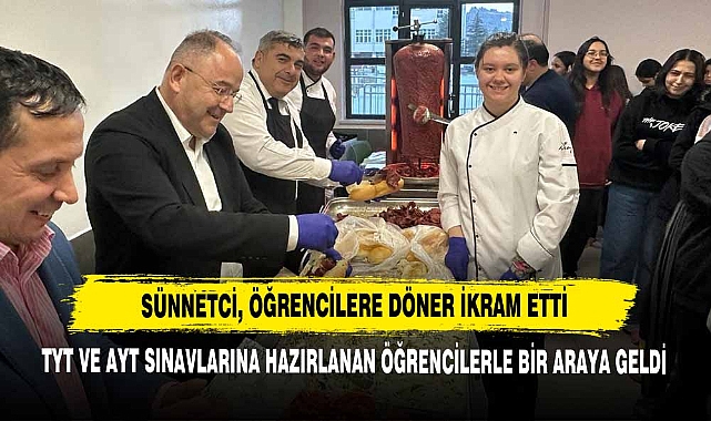 Sünnetci, Öğrencilere Döner İkram Etti