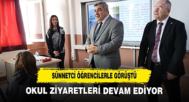 Sünnetci, Öğrencilerle Görüştü