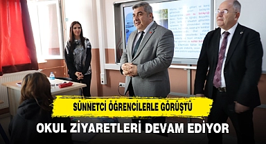 Sünnetci, Öğrencilerle Görüştü