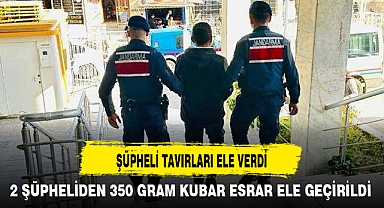 ŞÜPHELİ TAVIRLARI ELE VERDİ