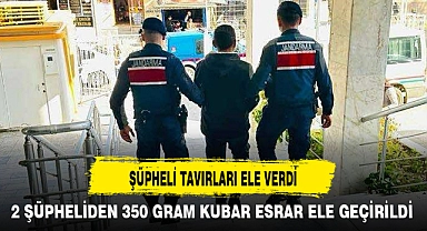 ŞÜPHELİ TAVIRLARI ELE VERDİ