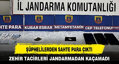 ŞÜPHELİLERDEN SAHTE PARA ÇIKTI