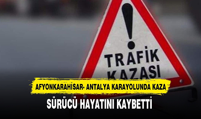 SÜRÜCÜ HAYATINI KAYBETTİ