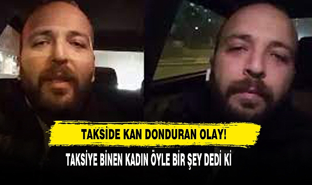 Takside Kan Donduran Olay!