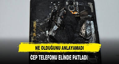 Tamir Edeceği Telefon Elinde Bomba Gibi Patladı