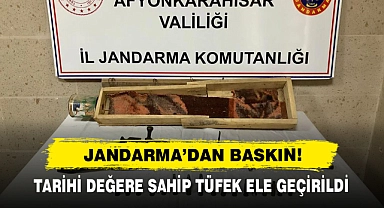 Tarihi Değere Sahip Tüfek Ele Geçirildi