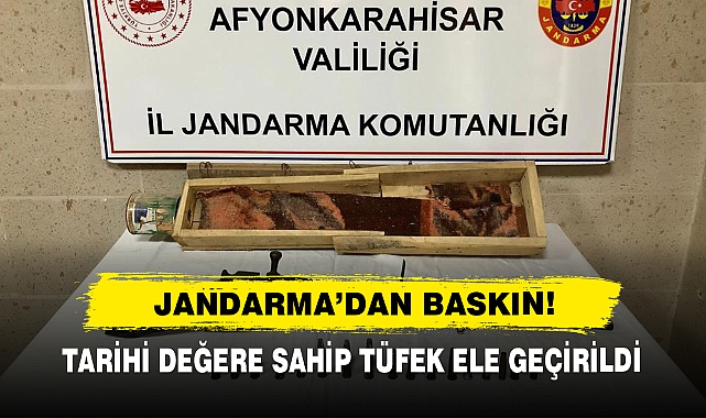 Tarihi Değere Sahip Tüfek Ele Geçirildi