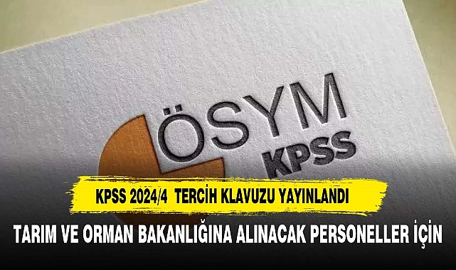Tarım ve Orman Bakanlığı personel alımı başvuru tarihleri belli oldu