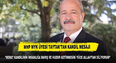 TAYTAK'TAN BERAT KANDİLİ MESAJI