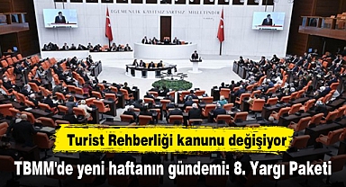 TBMM'de yeni haftanın gündemi: 8. Yargı Paketi