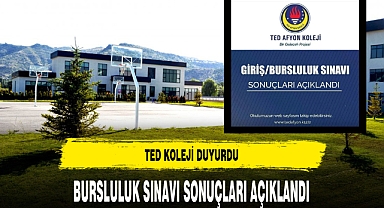 TED Koleji Duyurdu Bursluluk Sınav Sonuçları Açıklandı