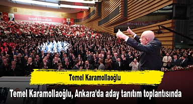 Temel Karamollaoğlu, Ankara'da aday tanıtım toplantısında