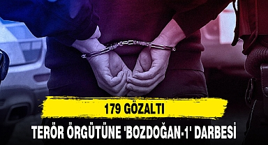TERÖR ÖRGÜTÜNE 'BOZDOĞAN-1' DARBESİ