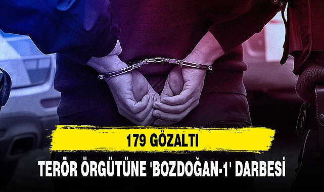 TERÖR ÖRGÜTÜNE 'BOZDOĞAN-1' DARBESİ