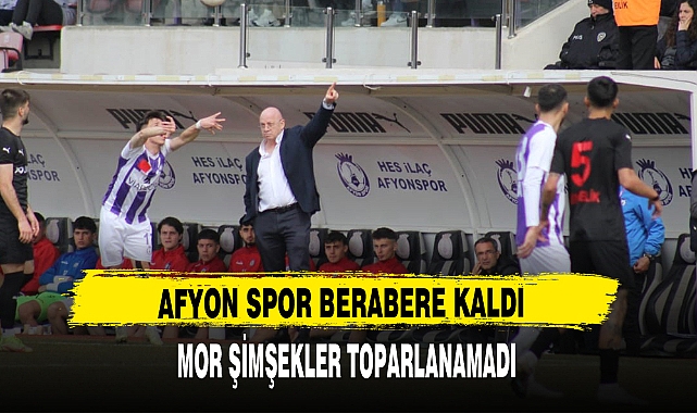 TFF: 2. Lig: Afyonspor: 0 - Diyarbekirspor: 0
