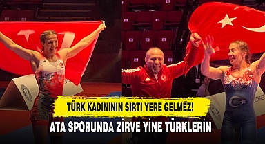 Türk Kadının Sırtı Yere Gelmez!