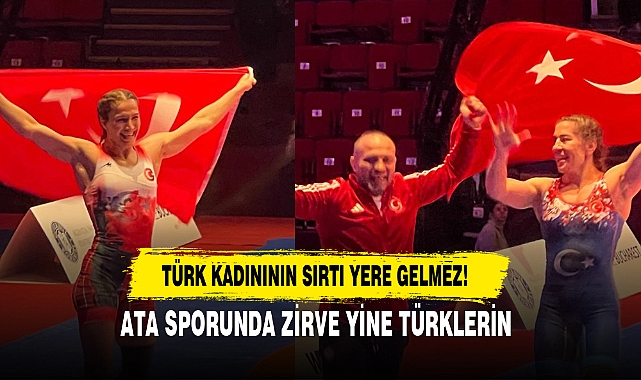 Türk Kadının Sırtı Yere Gelmez!