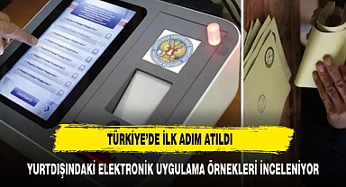 Türkiye'de elektronik seçim için ilk adım atıldı