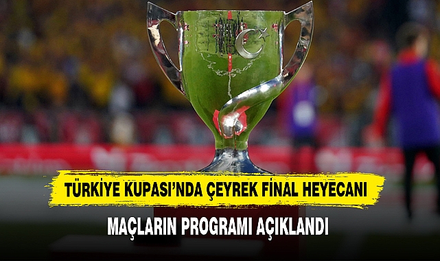 Türkiye Kupası’nda Çeyrek Final Heyecanı