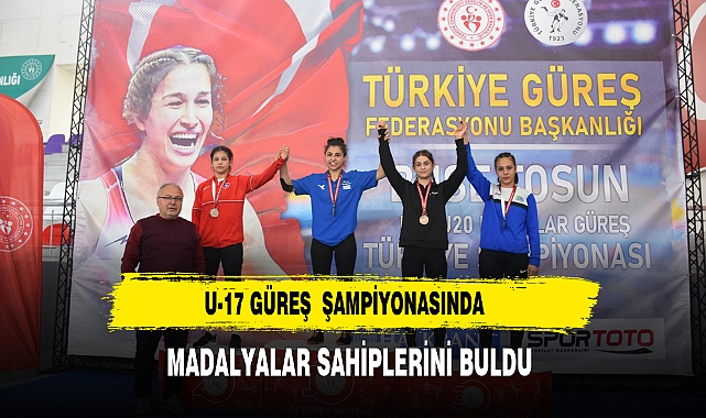U-17 TÜRKİYE GÜREŞ ŞAMPİYONASINDA 5 FARKLI SİKLETTE DERECELER BELLİ OLDU