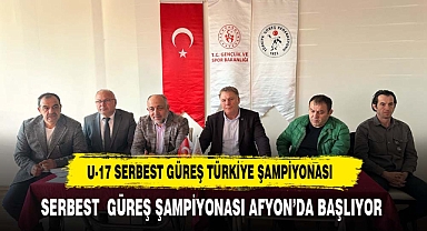 U-17 Yıldız Erkekler Serbest Güreş Türkiye Şampiyonası Başlıyor