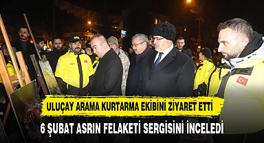 Uluçay, Asrın Felaketi Anısına düzenlenen sergiyi gezdi