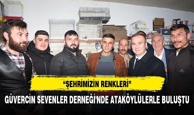 ULUÇAY, ATAKÖY GÜVERCİN SEVENLER DERNEĞİ'Nİ ZİYARET ETTİ