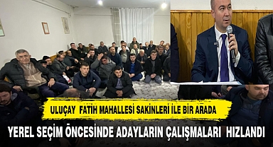 Uluçay Mahalle Buluşmalarında Fatih Mahallesi Sakinleri İle Buluştu