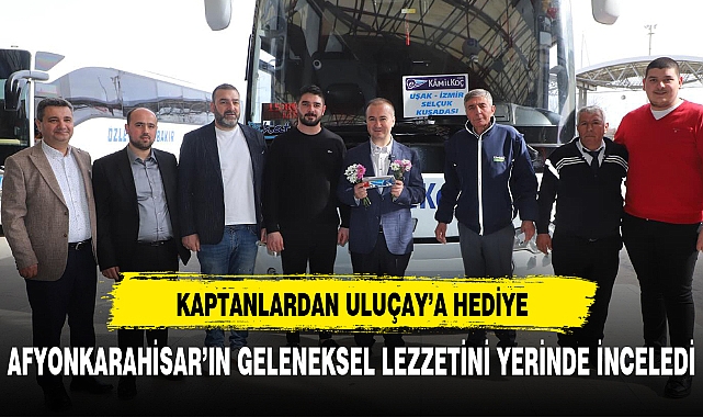Uluçay, Şehirlerarası Otobüs Terminali ve Lokum Atölyesi'ni Ziyaret Etti"