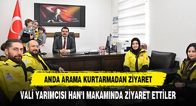 VALİ YARDIMCISI HAN ANDA DERNEĞİNİ AĞIRLADI