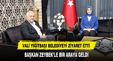 Vali Yiğitbaşı Belediyeyi Ziyaret Etti