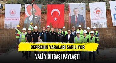 Vali Yiğitbaşı Paylaştı Depremin Yaraları Sarılıyor