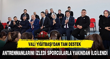 Vali Yiğitbaşı Sporcularla Yakından İlgilendi