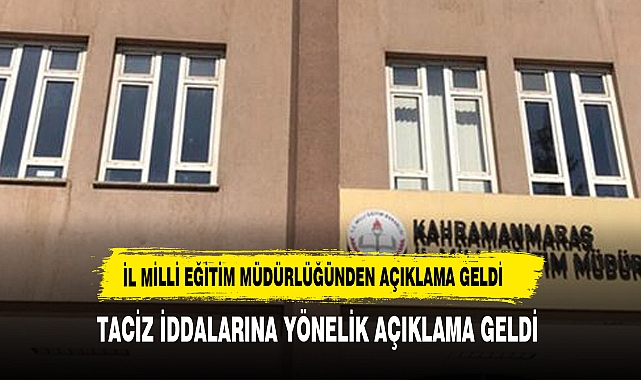 Valilikten 'Müdür, öğretmeni taciz etti' iddiasına açıklama