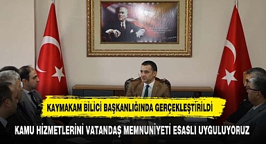 VATANDAŞ MEMNUNİYETİ VE KURUMLAR ARASI İLETİŞİM ELE ALINDI