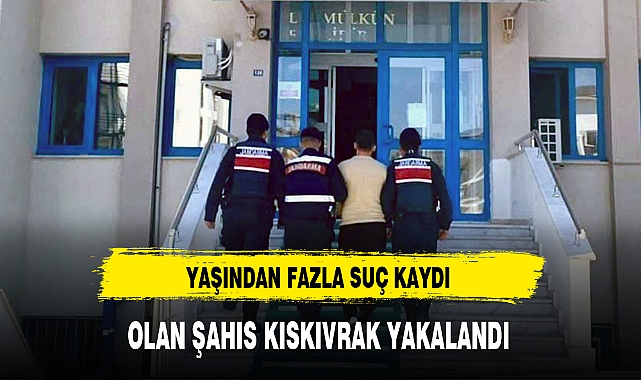Yaşından Fazla Suç Kaydı Olan Şahsı Kıskıvrak Yakaladılar